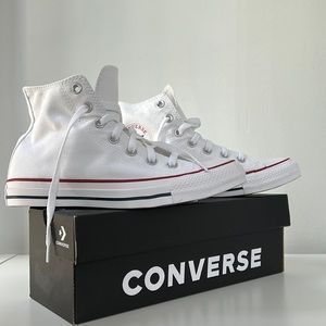 White Converse High Top (Men’s size 5.5, Women’s size 7.5)